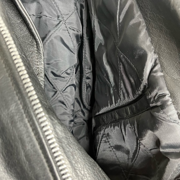 Frontier Leathers Leather biker jacket - Picture 3 of 10